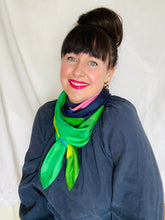 Load image into Gallery viewer, Forest Silk Scarf